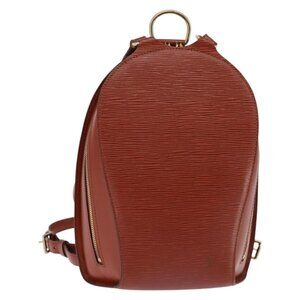 LOUIS VUITTON Epi Mabillon Backpack Brown M52233 LV Auth 143625